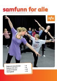 Samfunn for alle nr. 1/2011 - NFU