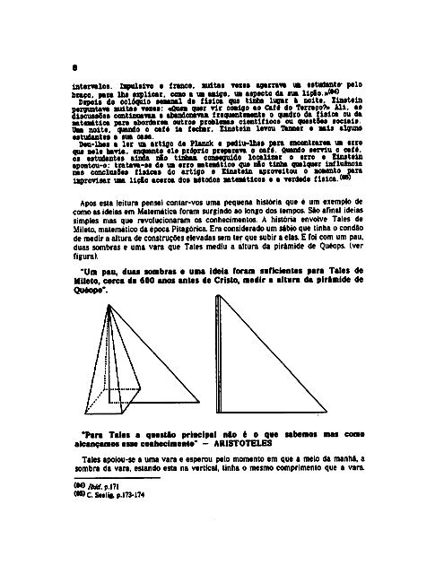 0 LADO HUMANO DA MATEMATICA* - Nautilus