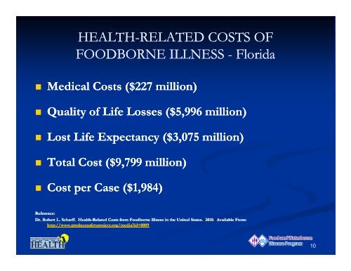 Food and Waterborne Disease Program