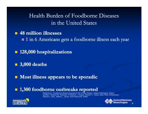 Food and Waterborne Disease Program