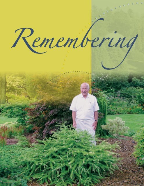 Remembering Chub Harper - Department of Horticulture - Michigan ...