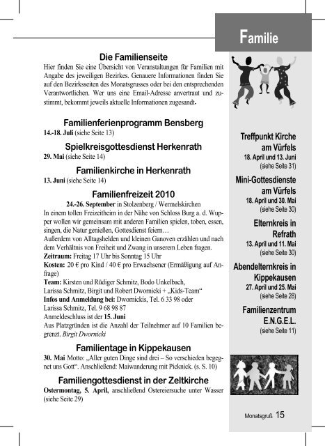 Laden Sie sich hier den MonatsgruÃ als PDF - Evangelische ...