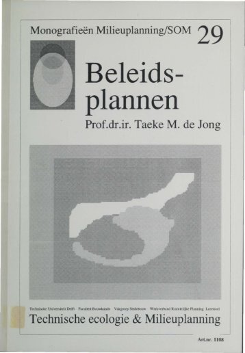 NATIONAAL MILIEUBELEIDSPLAN (NMP) - TU Delft