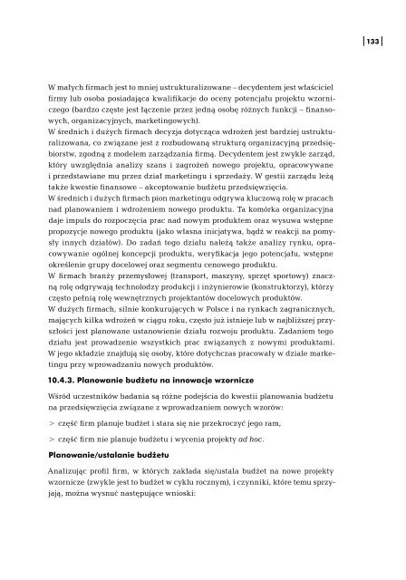 Analiza aplikacji wzornictwa przemysłowego w polskich ... - IWP
