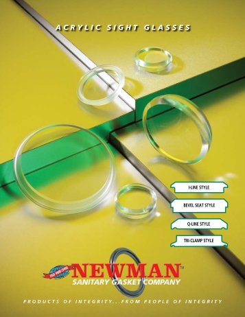 ACRYLIC SIGHT GLASSES - Newman Sanitary Gasket Company