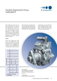 VARIOSERV brochure - ZF Lenksysteme