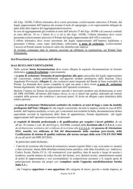 bando+ disciplinare - Regione Calabria