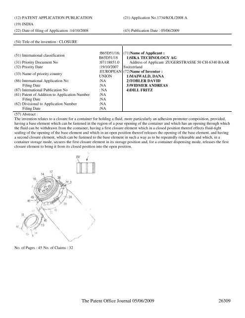 continued from part 2 - Controller General of Patents, Designs, and ...