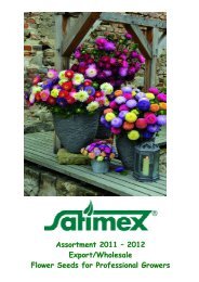 Assortment 2011 â 2012 Export/Wholesale Flower Seeds ... - Satimex