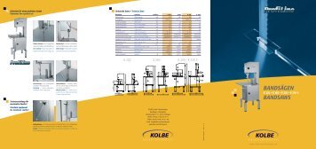 Katalog Kolbe SÃ¤gen Profi Line