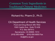 Strychnos nux-vomica L - California Association of Toxicologists