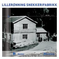 LiLLerÃ¸nning snekkerifabrikk - vitamin w