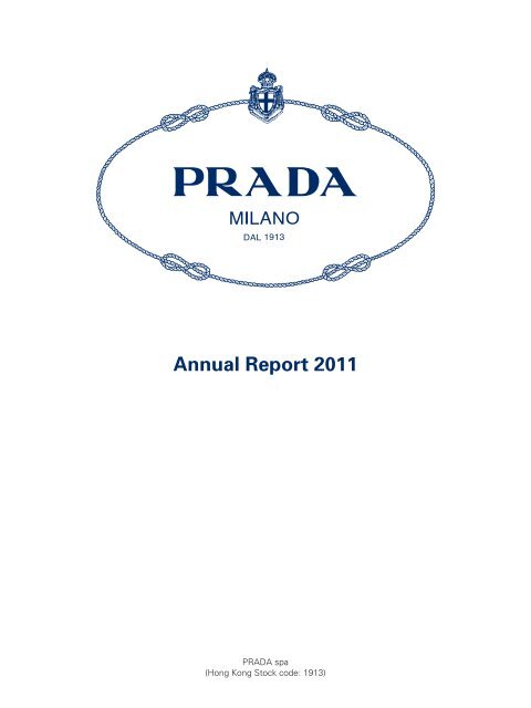 Annual Report 2011 - Prada Group