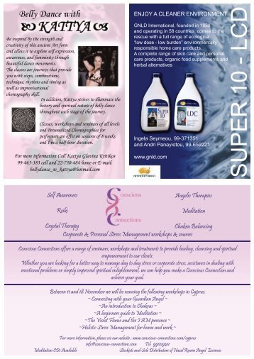 Mind, Body and Spirit Exhibition 12th & 13th April ... - Anette Martinsen