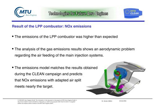 Validation of a High Efficient Low NOx core, a High Speed Turbine ...