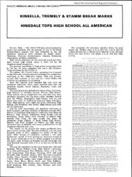 1970 Season - Archbishop Wood Swimming