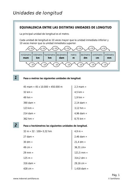 Unidades de longitud