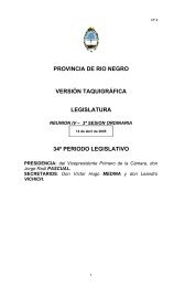 Nº 7 - Legislatura de Río Negro