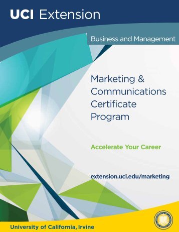 Marketing Certificate Program - UC Irvine Extension - University of ...