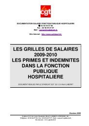 les grilles de salaires 2009-2010 les primes et indemnites