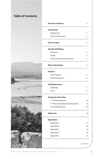 Walking Strategy Document (PDF; 3.7 MB) - Mayo Walks