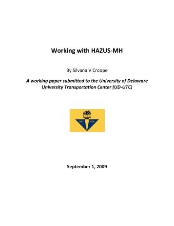 Working with HAZUS-MH - Civil and Environmental Engineering ...