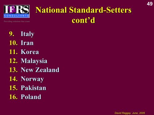 Harmonization of Accounting Standards withing the Caribbean & the ...