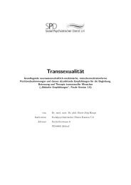 Transsexualität - Transgender Network Switzerland