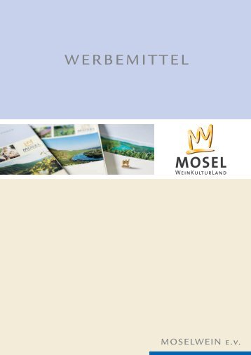 Werbemittelkatalog 2013 - Mosel Weinkulturland