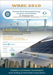 WREC 2010 - World Renewable Energy Congress / Network
