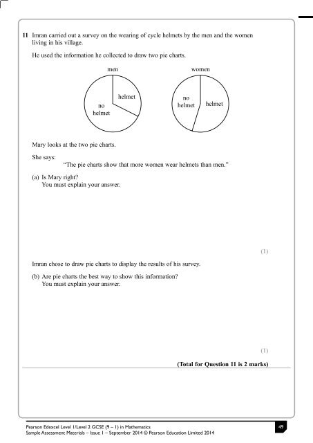 Gcse Pie Charts