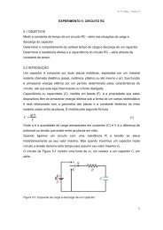 Circuito RC - Fotoacustica.fis.ufba.br