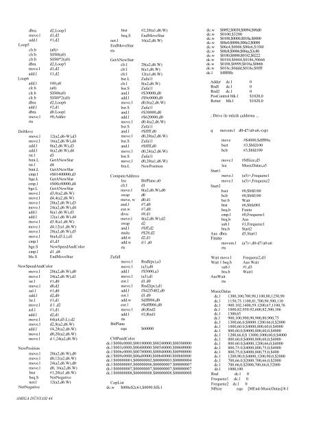 Amiga Dunyasi - Sayi 30 (Kasim 1992).pdf - Retro Dergi