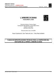 l'arbore di diana - Gran Teatre del Liceu