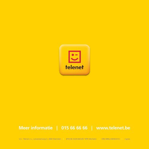 downloaden in PDF formaat - Klantenservice - Telenet