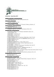 Samenliste / Seed Index 2013 - Zwickauer Steingartenverein eV