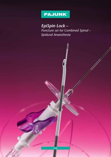 Precision – down to the smallest detail EpiSpin Lock in Application