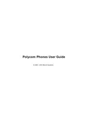 Polycom Phones User Guide - Bicom Systems