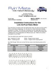 Link Air/Fuel Ratio Meter - Flyin