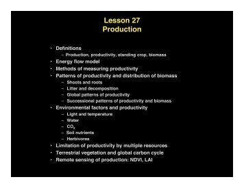 Lesson 27 Production - Alaska Geobotany Center