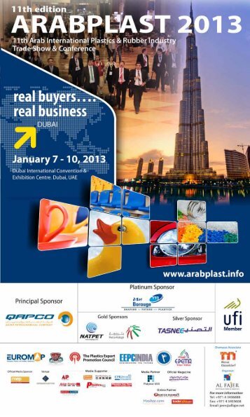 Exhibitor List 2013 - Arabplast