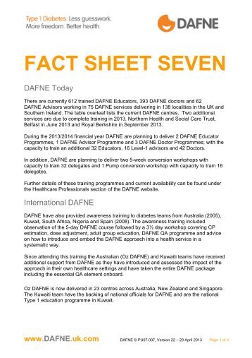 FACT SHEET SEVEN - Dafne - UK.COM