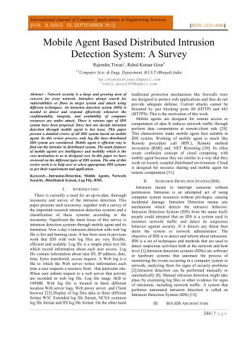 mobile distributed system Mobile agents for distributed decision support systems blaž rodič article info: management information systems vol 6 (2011), no 1, pp 020-027 received. mobile distributed system Mobile agents for distributed decision support systems blaž rodič article info: management information systems vol 6 (2011), no 1, pp 020-027 received.