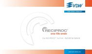 RECIPROC Â® one file endo - Anwenderkarte (285) - Vdw-dental.com