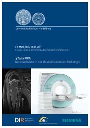 3 Tesla MRT - UniversitÃ¤tsKlinikum Heidelberg