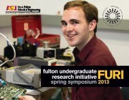 fulton undergraduate research initiativeFURI - Ira A. Fulton Schools ...
