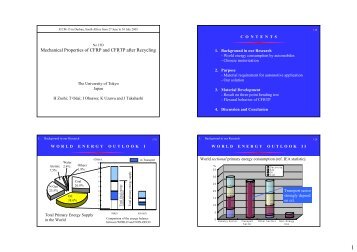 Mechanical Properties of CFRP and CFRTP after ... - Takahashi