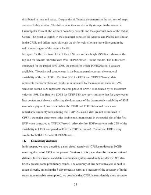 The NCEP Climate Forecast System Reanalysis - NOAA National ...