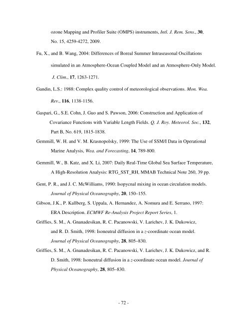 The NCEP Climate Forecast System Reanalysis - NOAA National ...