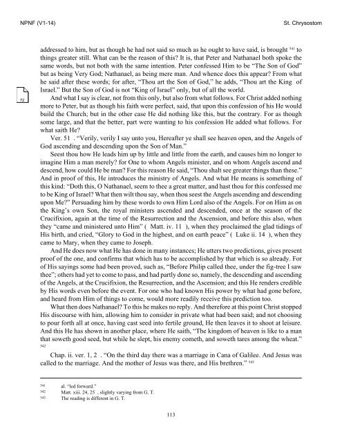 Homilies on the Gospel of St. John and the Epistle to the Hebrews